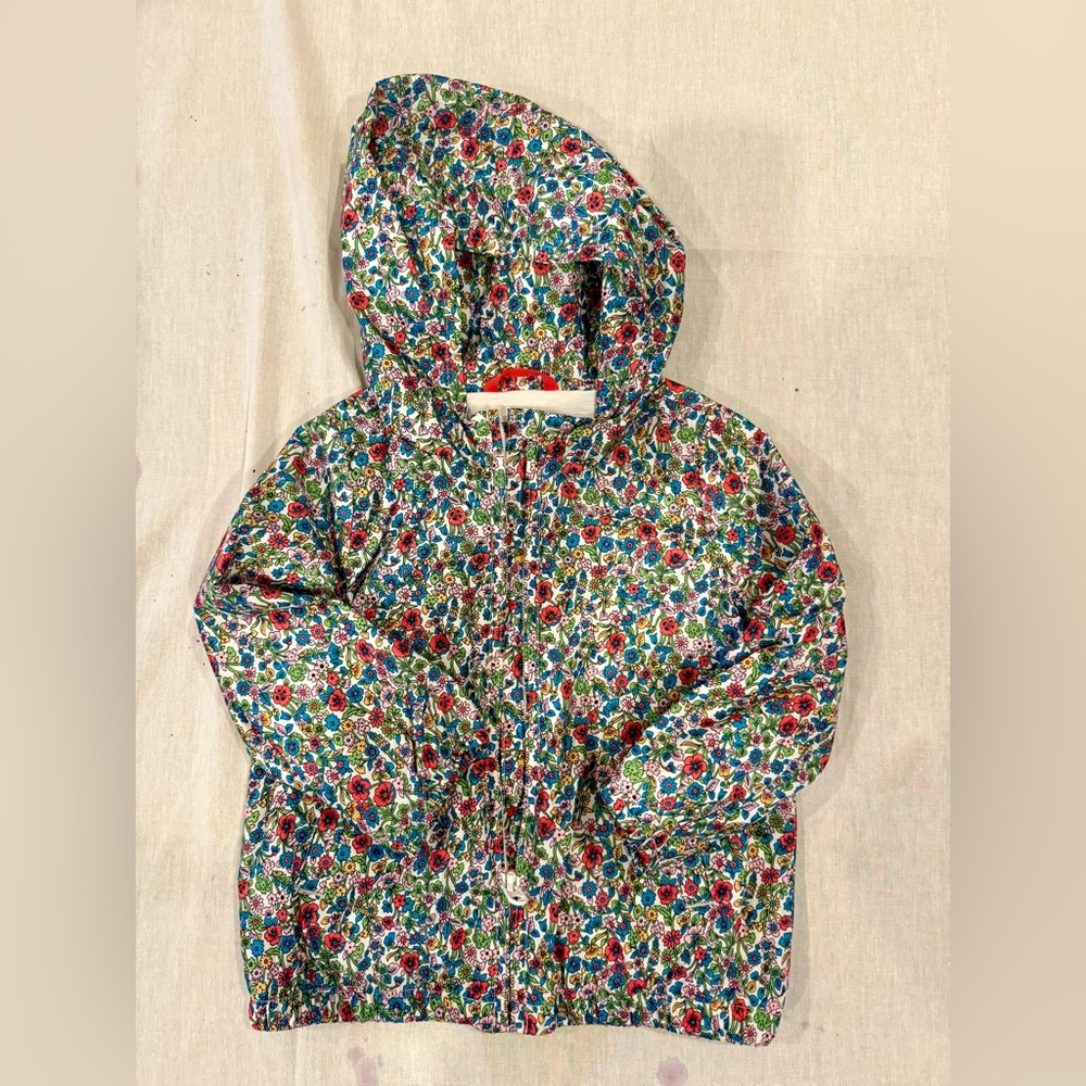 Colorful Floral Hooded Rain Jacket by Baby Gap